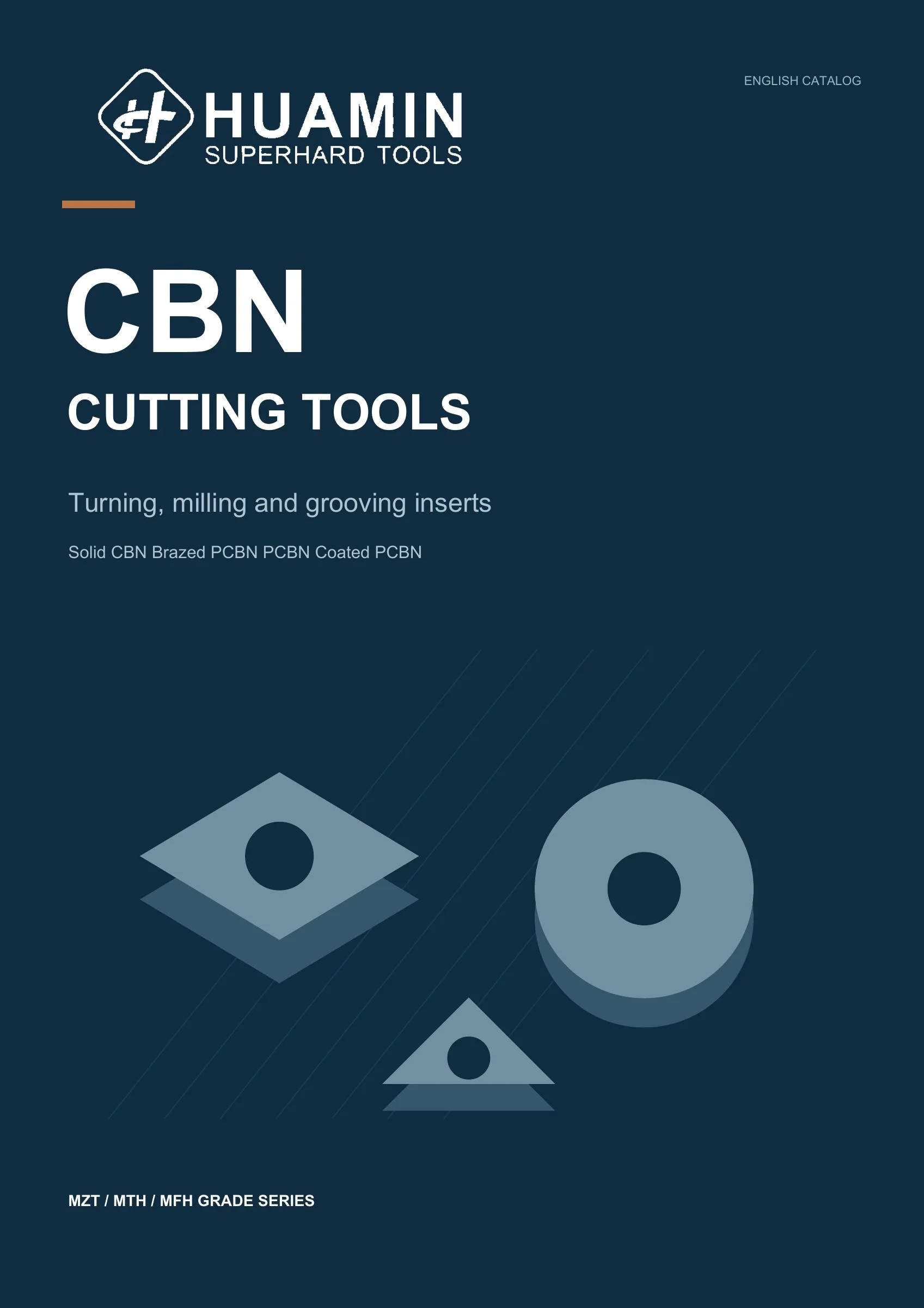 Huamin CBN Cutting Tools catalog cover
