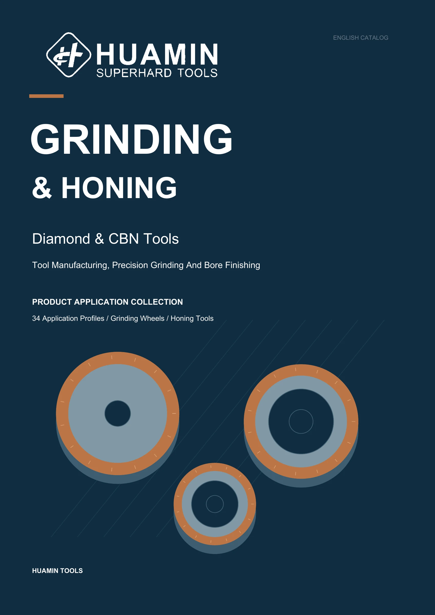 Huamin Grinding & Honing Tools catalog cover