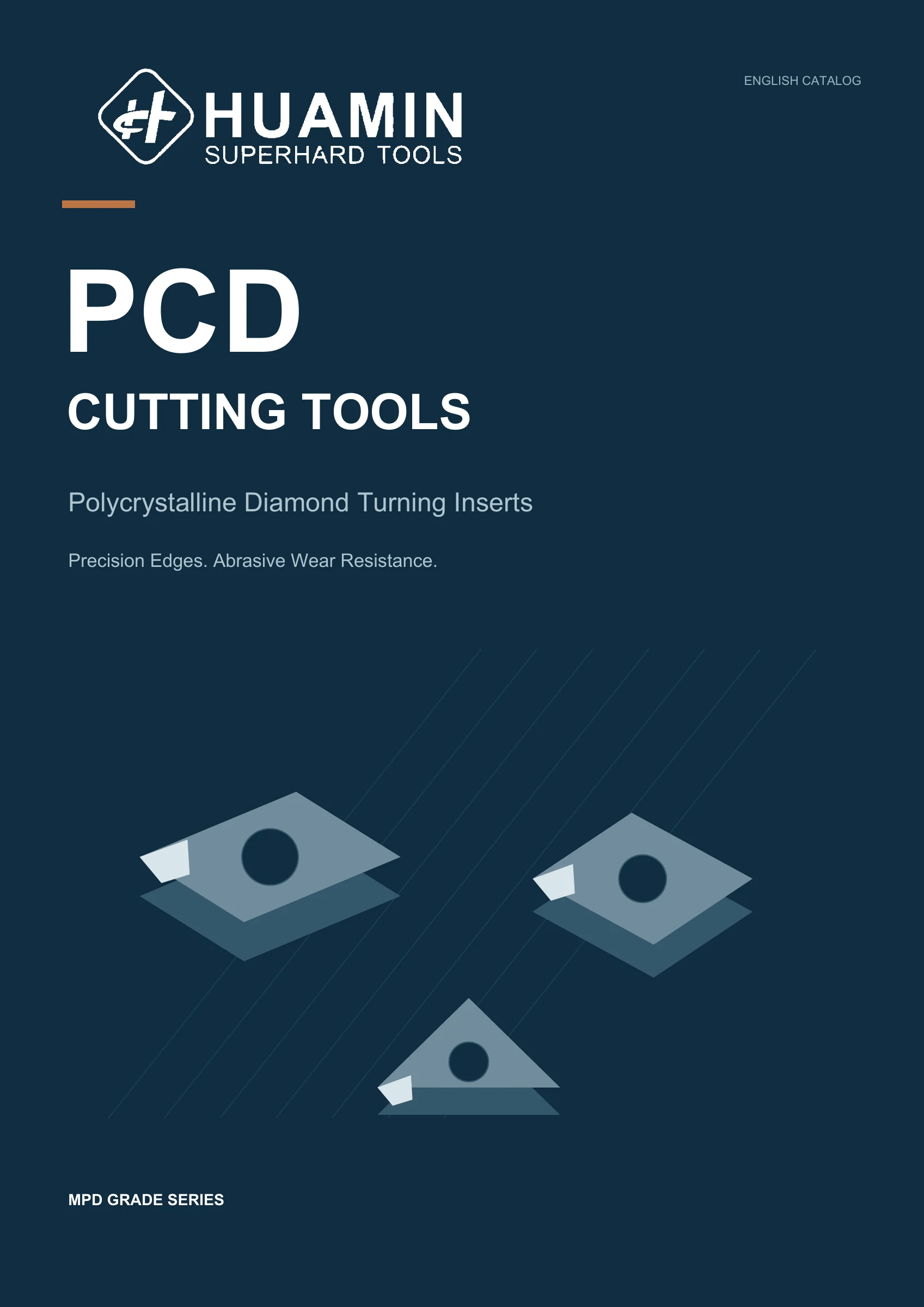 Huamin PCD Cutting Tools catalog cover
